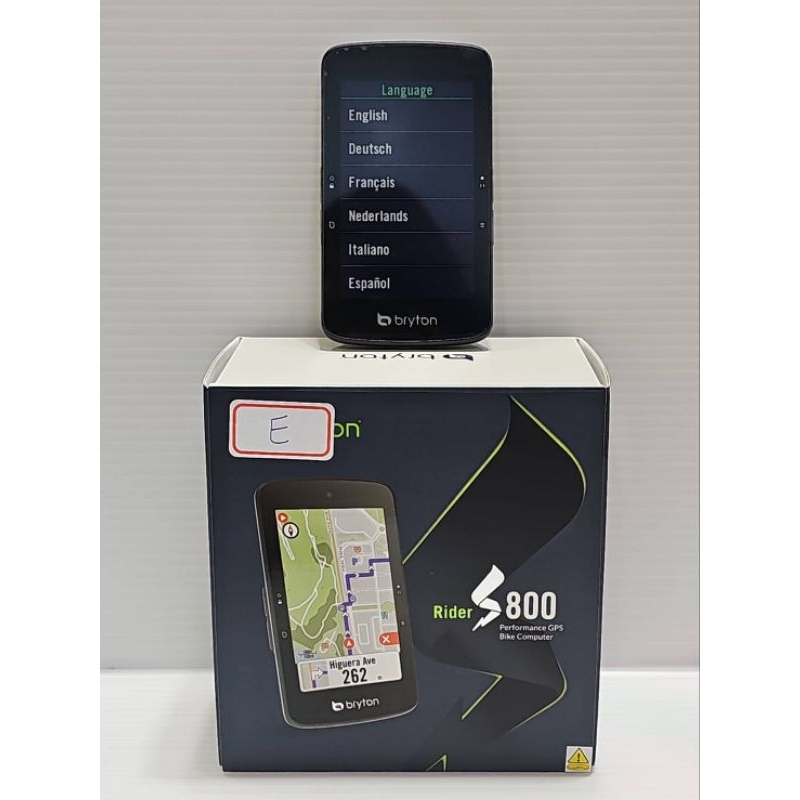 展示機出清 Bryton Rider S800E 碼錶 觸控式彩色 GPS 導航碼表