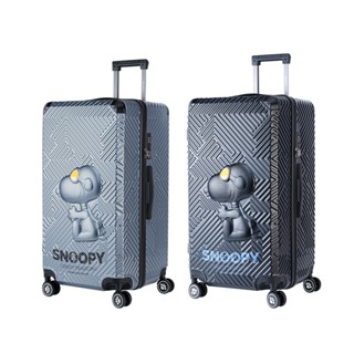 SNOOPY史努比 28吋飛行3D款行李箱/旅行箱/登機箱/胖胖箱(全球保固2年)