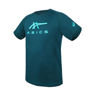 人人愛運動 亞瑟士 ASICS 男短袖T恤-運動 慢跑 上衣 亞洲版 2031E781-300 綠