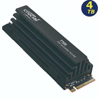 Crucial T705 4TB 含散熱片PCIe 5.0 NVMe SSD CT4000T705SSD5 美光固態硬碟