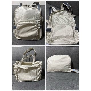 《五億本舖》嘉泥三用包 摺疊包 尼龍收納三用包 後揹包 輕便包 手提包 環保袋 收納包