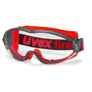 【德國製造-代理商特惠供應】UVEX 9302238 消防款-送矽膠頭帶* -【CNS 檢驗透過】專業防霧護目鏡(含稅)