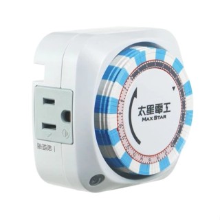 太星電工 省電家族2P+3P雙插座機械式定時器 TM-316B