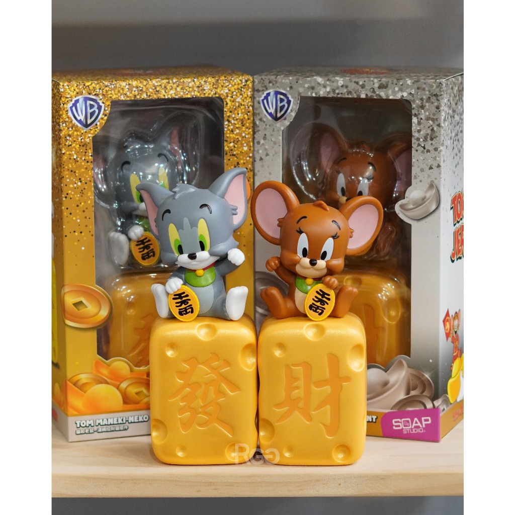 Rggshop🔸	Soap Studio 湯姆貓與傑利鼠 發財 招財貓 湯姆貓 傑利鼠 Tom&Jerry