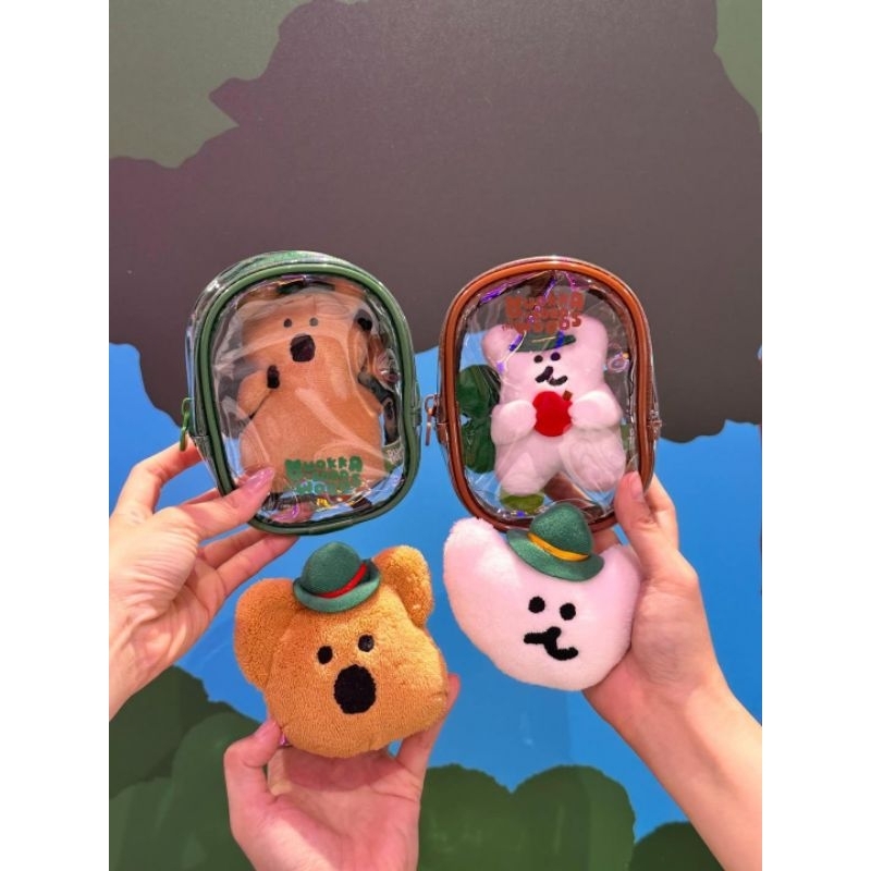 （整圖售）屈臣氏 DINOTAENG 飲料杯套 娃包 Quokka Bobo 呼朋飲伴飲料提袋 Quokka飲料杯袋