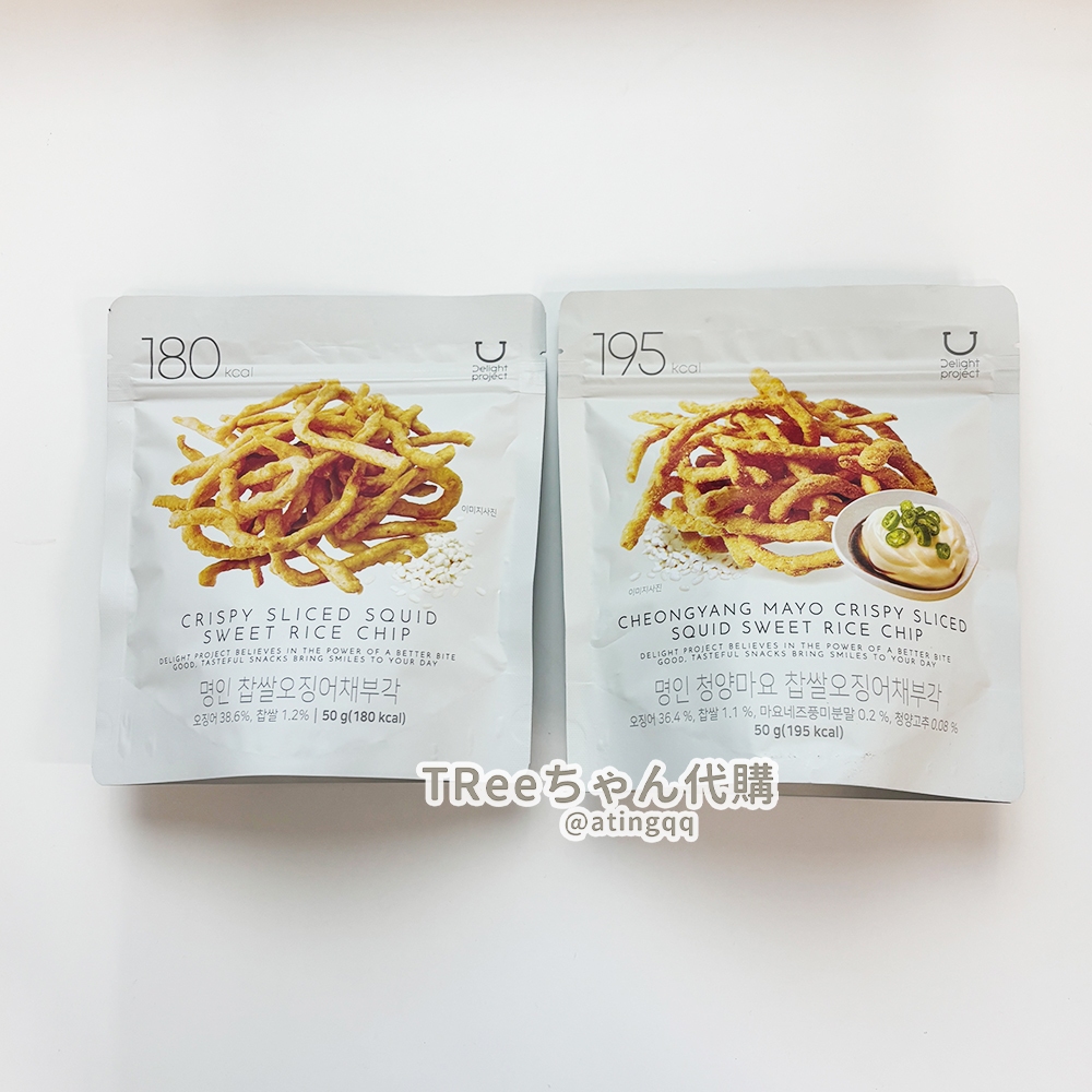 韓國 Olive Young 低卡魷魚條 原味/青陽美乃滋【TRee醬-食品區】