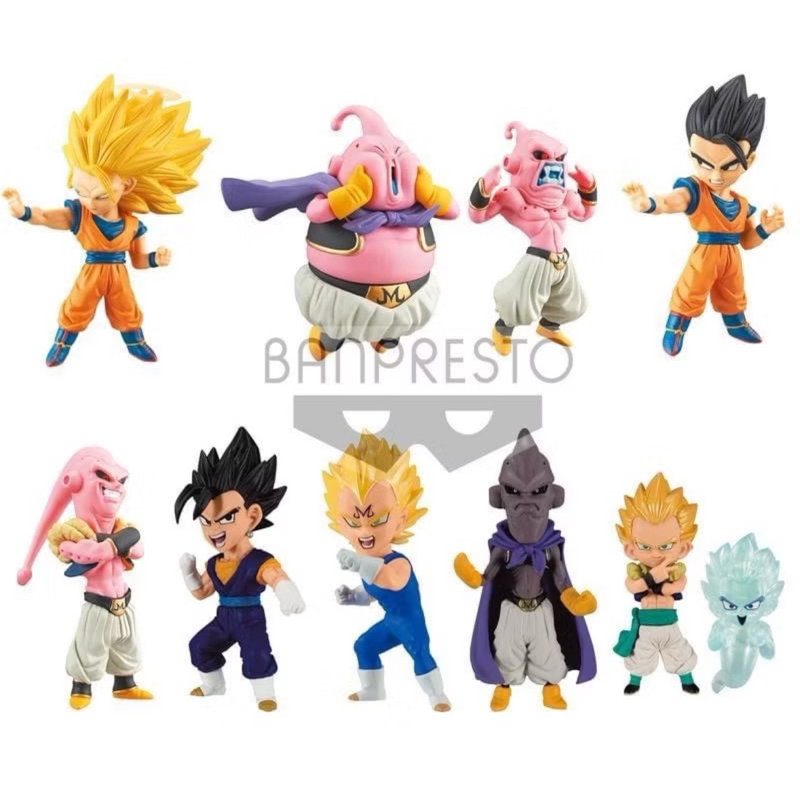 七龍珠 WCF 普烏篇 日版金證 一套六隻 合售 魔人普烏 胖普烏 超三悟空 悟飯普烏 悟天克斯 惡普烏 非 一番賞