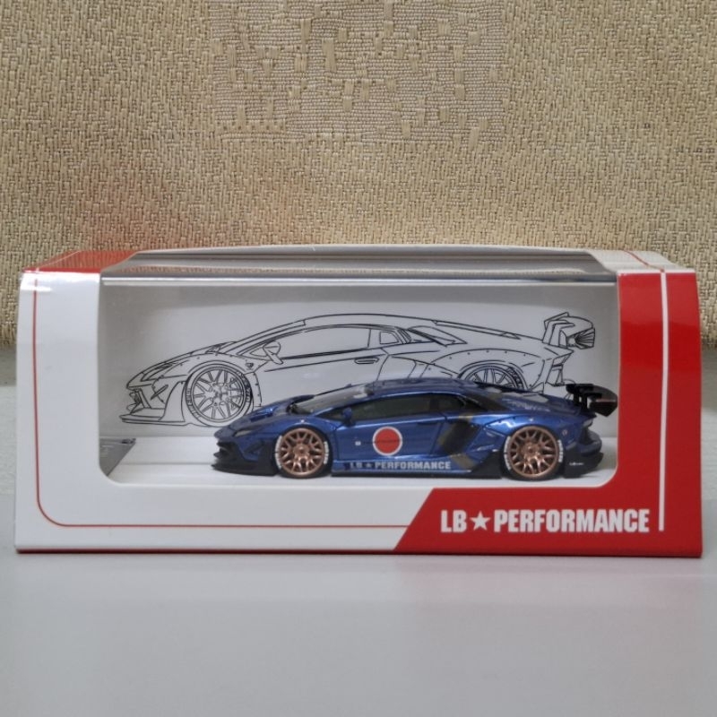 1/64 TP Lamborghini Aventador LP700 2.0 零戰 金屬藍 LBWK 樹脂模型