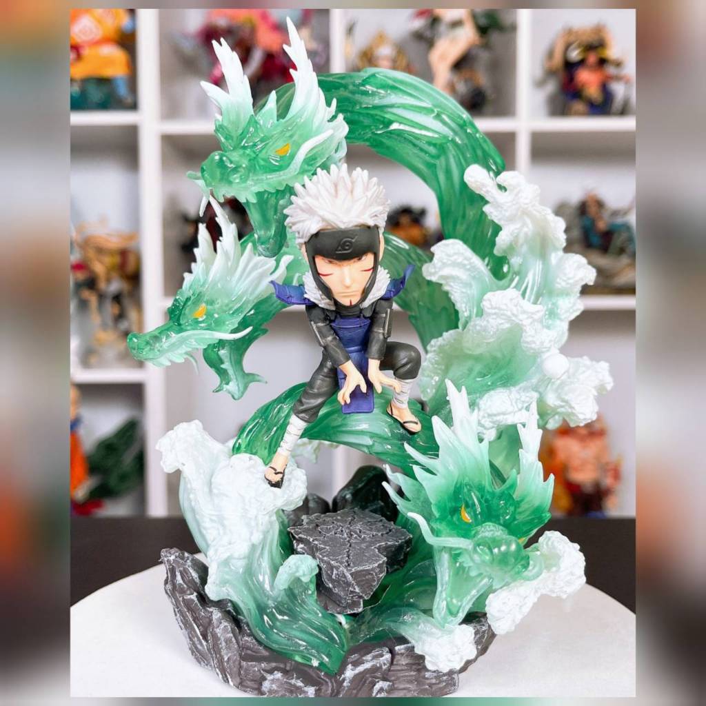 【火影忍者】ST 三龍千手扉間 底座可發光 火影大招 共鳴 三龍 千手扉間 水遁 水龍彈 Q版 二代火影 翻模 模型