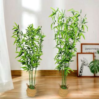 【滿額免運】仿真植物 盆景竹子 模擬綠植 落地裝飾 客廳擺件 室內盆栽 盆景綠化 庭院裝飾 假花