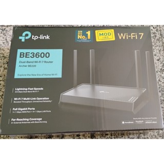 含稅價 TP-Link Archer BE220 BE3600 WiFi 7 雙頻 無線網路 路由器 分享器