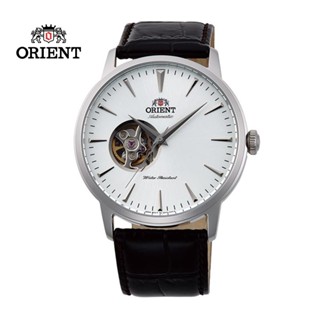 ORIENT 東方錶 SEMI-SKELETON系列 半鏤空機械錶 皮帶款 白色 FAG02005W