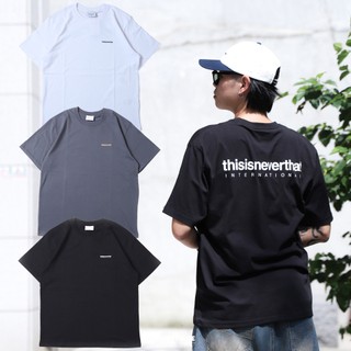 thisisneverthat INTL.Logo Tee 黑 深灰 白 Logo 經典 短TEE【TN251T39】