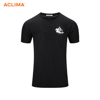 挪威[ACLIMA] LW140 Classic Tee Mountain M 男款輕量山脈T恤 / 抗臭快乾