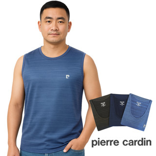 【Pierre Cardin 皮爾卡登】吸濕排汗涼感纖維運動無袖背心