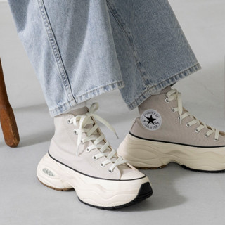 KNS日本限定 ❙ Converse All Star Ⓡ 輕量復古厚底帆布鞋 高筒鞋 SURGETRAINER HI