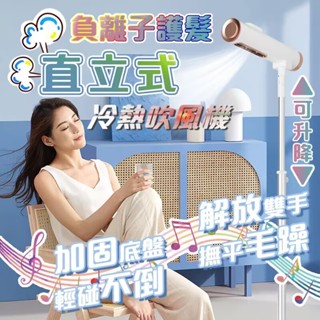 立式吹風機【桃園現貨🚚最快出貨】一年保固 懶人吹風機 直立式吹風機 免手持吹風機 站立吹風機 負離子護髮 支架吹風機