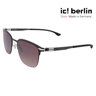 【ic! berlin】The Antihero Gun Metal 德國薄鋼墨鏡 公司貨 臺南時代 蔡司優視力專家