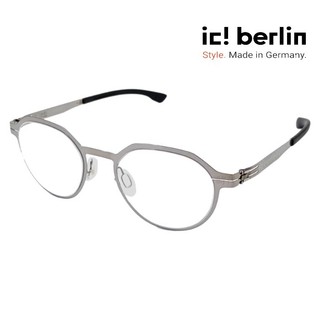 【ic! berlin】Xavier V. Shiny Graphite 德國薄鋼眼鏡 公司貨 台南時代眼鏡 蔡司優視力