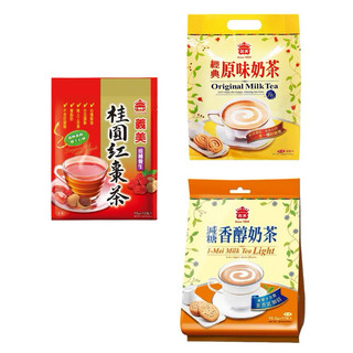 義美 義美沖泡飲 經典原味奶茶 減糖香醇奶茶 冰糖杏仁茶 桂圓紅棗茶