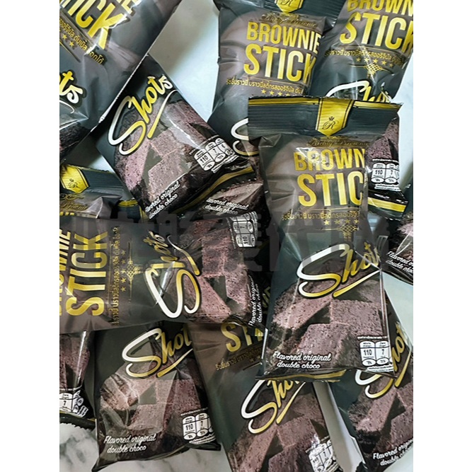 【現貨】泰國Richly Brownie 布朗尼巧克力脆片餅乾 Brownie Stick 可可脆片 布朗尼脆片