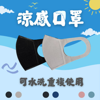 涼感口罩 小臉口罩 3D立體口罩 臺灣製造 可重複水洗使用 冰絲口罩 透氣 口罩 環保口罩 水洗口罩 可水洗非海綿 運動