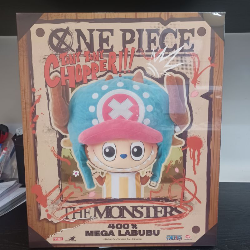 官方正版 POP MART 泡泡瑪特THE MONSTER MEGA LABUBU 400% 托尼喬巴 公仔 大娃
