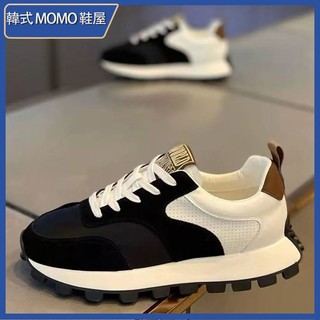 韓式MOMO鞋屋 老爹鞋男 阿甘鞋 男生板鞋 運動鞋 跑步鞋 防滑舒適百搭小白鞋 厚底增高鞋 運動鞋男 休閒鞋 板鞋男