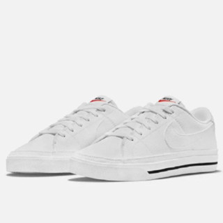 二手 Nike US 8.5 COURT LEGACY NN 運動鞋休閒鞋 女鞋 白色(DH3161101)