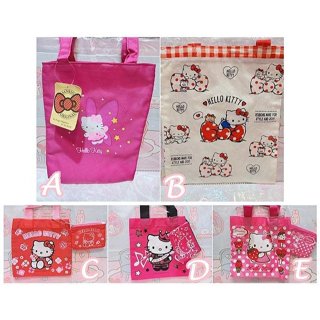♥小公主日本精品♥ 現貨 Hello Kitty 手提袋 購物袋 外出提袋 收納袋 小物袋 小提袋 零錢包~8