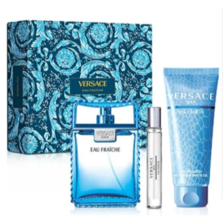 ~歐巴&歐尼~Versace 凡賽斯 雲淡風輕男性淡香水禮盒(淡香水100ml+沐浴精150ml+隨身瓶10ml)