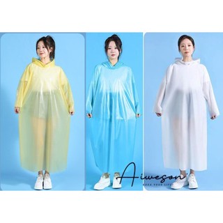 Aiweson 一次性便攜式雨衣 卡片雨衣 拋棄式雨衣 輕便雨衣演唱會戶外出門必備
