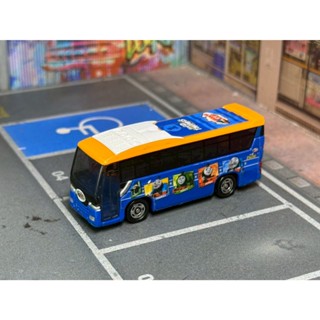 TOMICA-A02-無盒戰損-湯瑪士觀光巴士 深藍