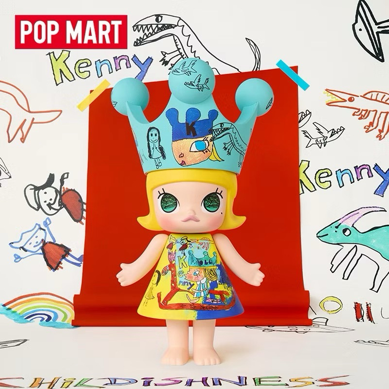 「官方正版」POPMART泡泡瑪特 MEGA ROYAL MOLLY 400% 童心 潮玩手辦大娃