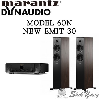 Marantz MODEL 60N 串流綜合擴大機+Dynaudio New Emit 30 落地喇叭 公司貨保固一年