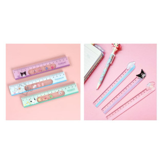 （現貨）🇰🇷韓國sanrio三麗鷗〰️直尺 15cm 搖搖尺有厚度 不易斷 尺 文具用品 量尺 庫洛米 大耳狗 帕恰狗