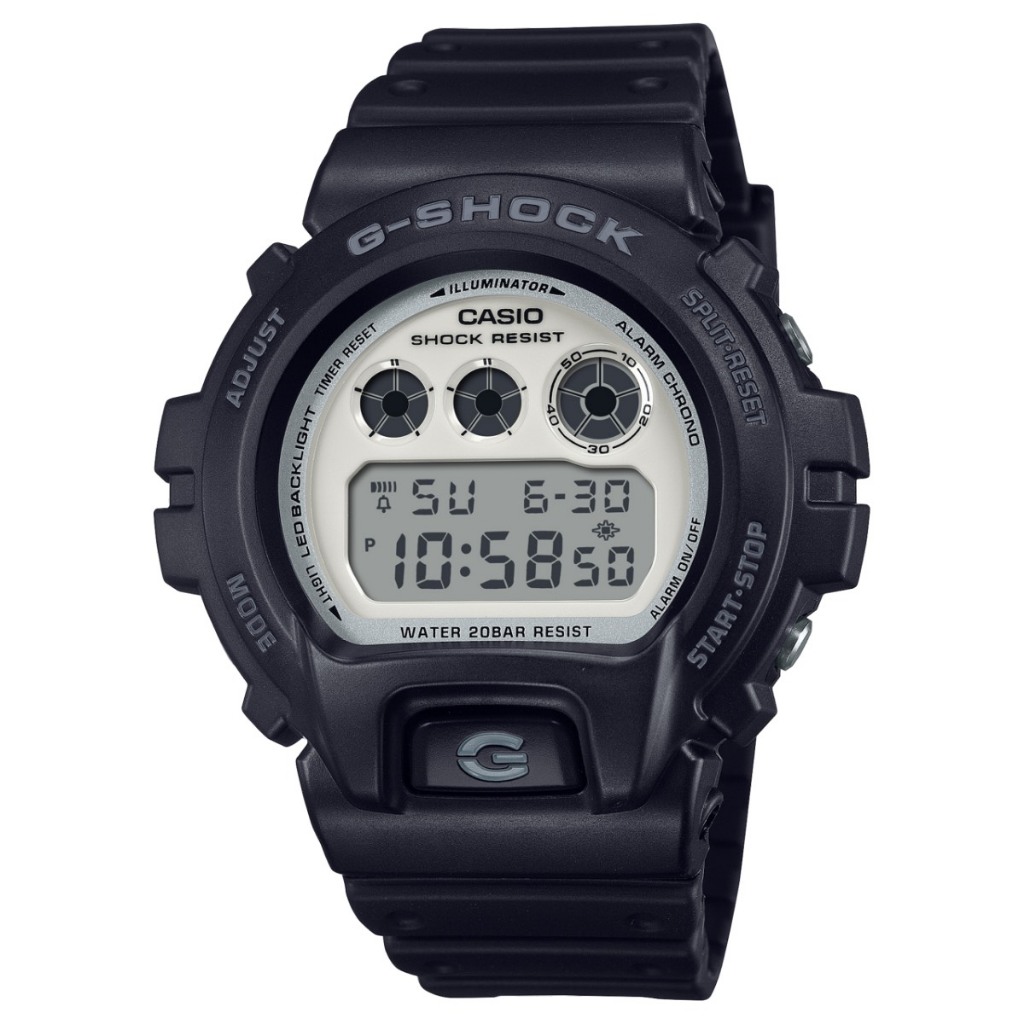 【無限精品 REMIX】全新卡西歐 G-SHOCK系列 BLACK & WHITE 黑白潮流三眼 DW-6900WD-1