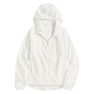 Lativ 抗UV輕型風衣外套-女 白 M/XXL 人氣新品
