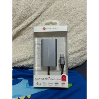 「全新」ADAM CASA Hub A01m USB 3.1 Type-C 四合一 多功能集線器 HUB 灰 亞果元素