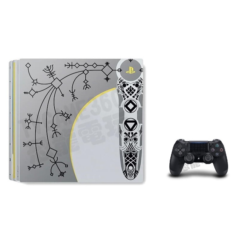 【二手主機】SONY PS4 PRO 7117 1T 1000G 戰神 黑色原廠無線手把+HDMI線+電源線+USB線