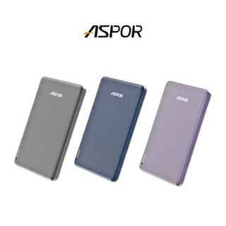 【ASPOR】超薄磁吸行動電源 5000mAh 雙向快充 鋁合金質感 行動電源 磁吸行充 快充 行充 A381