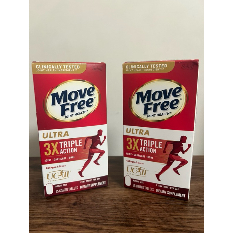美國代購 正貨Costco好市多Move Free 維骨力加強型迷你錠75顆 現貨
