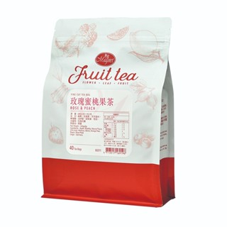 【曼寧花草茶】玫瑰蜜桃果茶40入 / 袋 (無咖啡因)｜官方直營