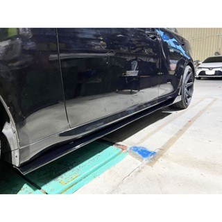 Lexus IS250 直上 一體式 230cm 可裁減 鋼琴烤漆黑 汽車 左右側裙 左右定風翼 側擾流 側風刀 通用側