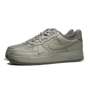 NIKE 休閒鞋 AIR FORCE 1 07 LV8 灰綠 荔枝皮紋 男 HM9483-300