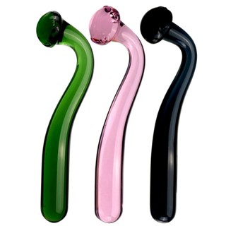 優選精品*如意棒彩色透明玻璃按摩棒女用情趣自慰器具成人用品 水晶玻璃 肛塞 肛門塞 玻璃肛塞 水晶肛塞 後庭玩具 肛門