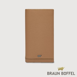【BRAUN BUFFEL】維克多-D2 15卡兩折長夾-淺棕(德國小金牛台灣總代理)/BF512-630-CS
