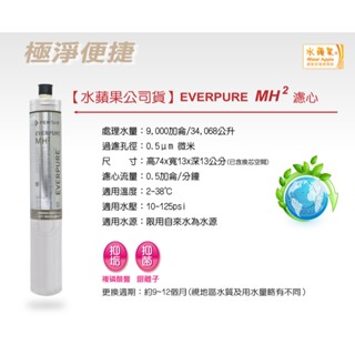 可刷卡分期🔥PENTAIR EVERPURE MH² 淨水器【水蘋果公司貨-商用】🔥另有其他型號