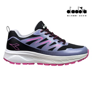 DIADORA 女鞋 女段戶外野趣 越野鞋 DA31806 黑紫 防潑水 透氣 耐磨 休閒鞋 健走鞋 官方旗艦店