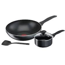 (當日寄+發票)Tefal 特福 彩盒包裝爵士系列不沾鍋四件組(28CM炒鍋+16CM湯鍋+鍋蓋+鍋鏟)